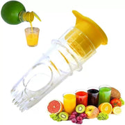2Pcs Lemon Orange Juicer, Lemon Squeezer, Periodical Manual Juicer Extractor, Screw Top Lemon Squeezer, Fresh Fruit Juice Squeezer