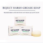 4 Pack Hongwei Sheep Tallow Soap; Natural Ingredients; Unclog Clogged Pores; Improve Acne Prone Skin; Brightens Skin Tone. Skincare Body Care Body Wash Cleansing Skin Repair Moisturize Comfort Cleanser Moisture Sensitive Moisturizer Hydrating