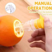 2Pcs Lemon Orange Juicer, Lemon Squeezer, Periodical Manual Juicer Extractor, Screw Top Lemon Squeezer, Fresh Fruit Juice Squeezer