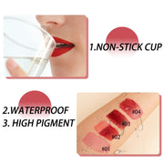 Tear off Glossy Lipstick, Natural Moisturizer , Not Easy to Peel Off, Non Stick to the Cup, Lightweight, Bright Valentine'S Day Color Hydrate Care Cosmetics