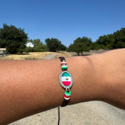 Brillo Mexicano Bracelet - Adjustable Handmade Unisex Accessory