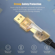 Buy 1 Get 3 Free-4-In-1 USB-C Cable, PD Fast Charging, Data Sync, USB-A, Type-C, Lightning, Aluminum, Compatible Charger Electronic Cellphone Smartphone
