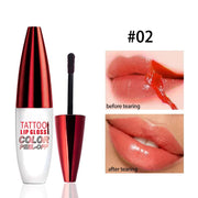 Tear off Glossy Lipstick, Natural Moisturizer , Not Easy to Peel Off, Non Stick to the Cup, Lightweight, Bright Valentine'S Day Color Hydrate Care Cosmetics
