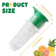 2Pcs Lemon Orange Juicer, Lemon Squeezer, Periodical Manual Juicer Extractor, Screw Top Lemon Squeezer, Fresh Fruit Juice Squeezer