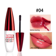 Tear off Glossy Lipstick, Natural Moisturizer , Not Easy to Peel Off, Non Stick to the Cup, Lightweight, Bright Valentine'S Day Color Hydrate Care Cosmetics