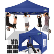 COBIZI 10X10 Pop up Canopy Tent with Sidewalls，Heavy Duty Commercial Canopy Tent