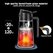 GJ 16Oz/470Ml Oil Dispenser Bottle for Kitchen - 2 in 1 Olive Oil Dispenser & Sprayer - Multicolor Kitchenware for Cooking, Salad, Barbecue Tools