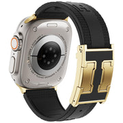 CRAZY GRASS Magnetic Silicone Band for 49Mm 46Mm 45Mm 44Mm Square Smartwatch Strap for Him Father'S Day Gift Designer Replacement Adjustable Watch Band Wearable[Watch NOT INCLUDED]