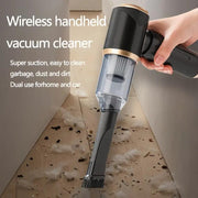 2025 Handheld Cordless Car Mini Vacuum Cleaner, 6000PA High Power, 5 in 1 Portable Vacuum Cleaner，Dust Suction, Dust Blowing, Inflation, Air Suction, Vacuuming，Compressed Air Duster-Reusable,Air Purifier, Pet Hair, Dust & Debris Cleaning,Cleaning Tool