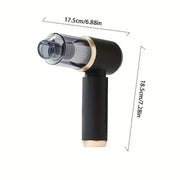 2025 Handheld Cordless Car Mini Vacuum Cleaner, 6000PA High Power, 5 in 1 Portable Vacuum Cleaner，Dust Suction, Dust Blowing, Inflation, Air Suction, Vacuuming，Compressed Air Duster-Reusable,Air Purifier, Pet Hair, Dust & Debris Cleaning,Cleaning Tool