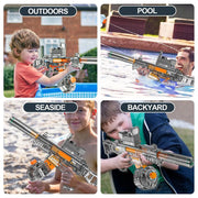 Water Fight Game-Changer – Fast-Firing Electric Soaker for Kids & Adults UMP45